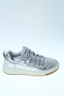 Sneakers Argento Pelle - COPENHAGEN